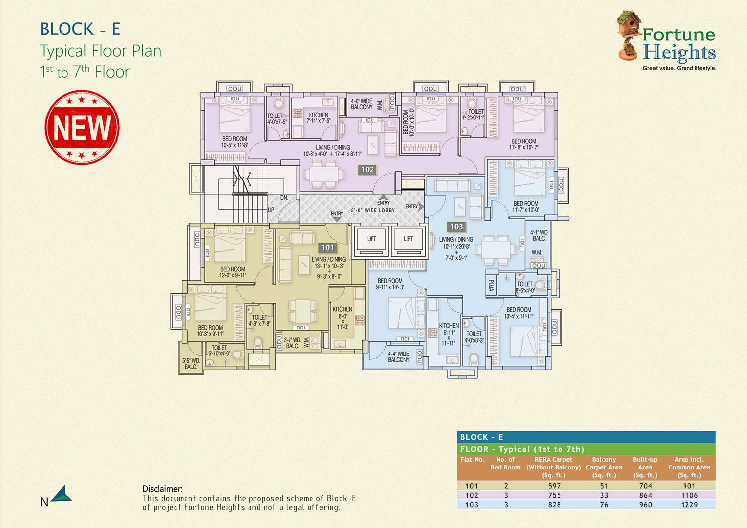 Experience Luxury Living at Fortune Heights - Premium Apartments